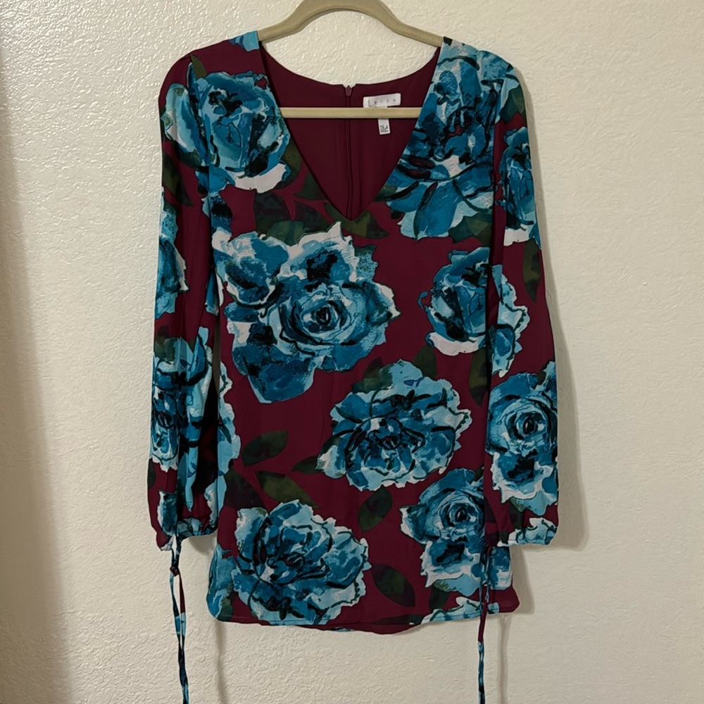 Leith Long Sleeve Floral Mini Dress